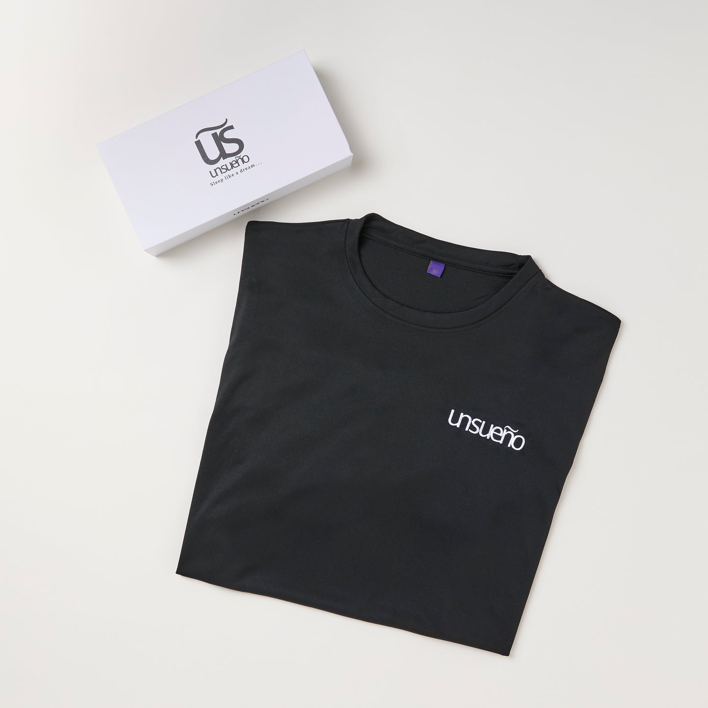 unsueño classic pyjama top white logo